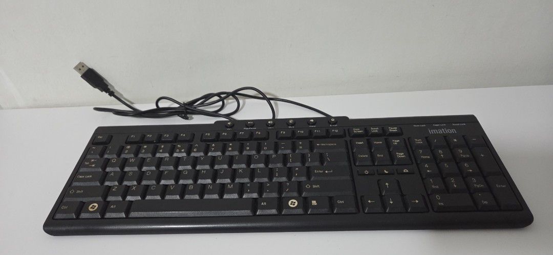 Imation Wired USB Keyboard - Black463974140268390402