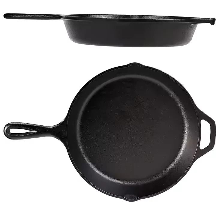 IRON SKILLET FRYING PAN - 30cm (Category: Cookware & Accessories) located in Manila. Submitted by abot.ph.17846 (Listing ID 1439854234, Image 3). Description: Crafted from durable cast iron, the Happiness CAST IRON SKILLET FRYING PAN - 30cm is designed to withstand high heat and distribute heat evenly for perfect cooking results. The 30cm size provides ample space for cooking multiple dishes at once, making it a versatile and essential addition t