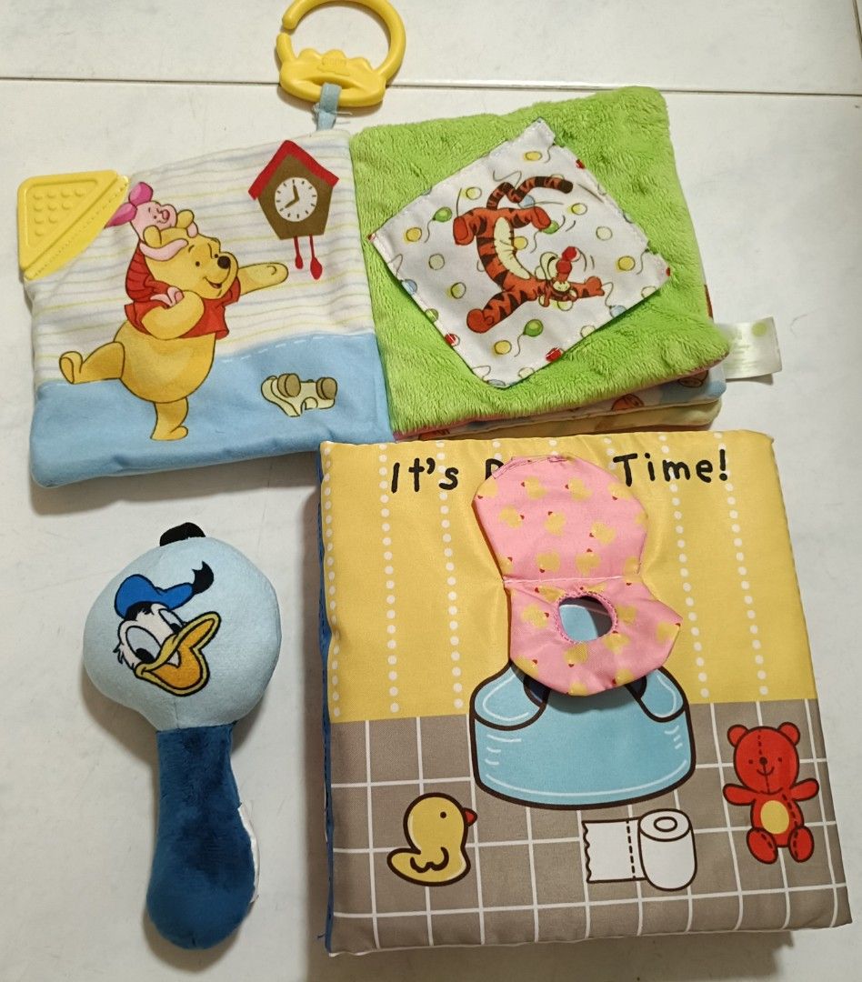 It's Potty Time! / Disney Baby Winnie the Pooh Soft Cloth Book & Donald ...