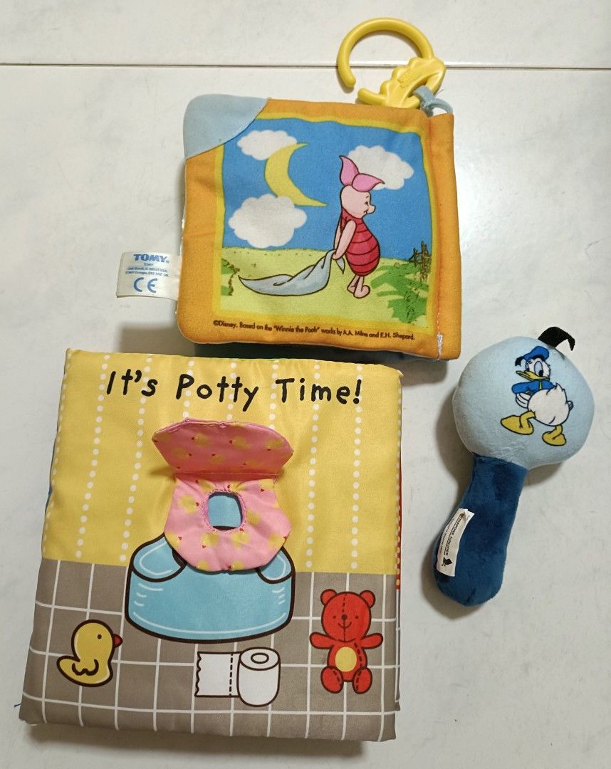 It's Potty Time! / Disney Baby Winnie the Pooh Soft Cloth Book & Donald ...