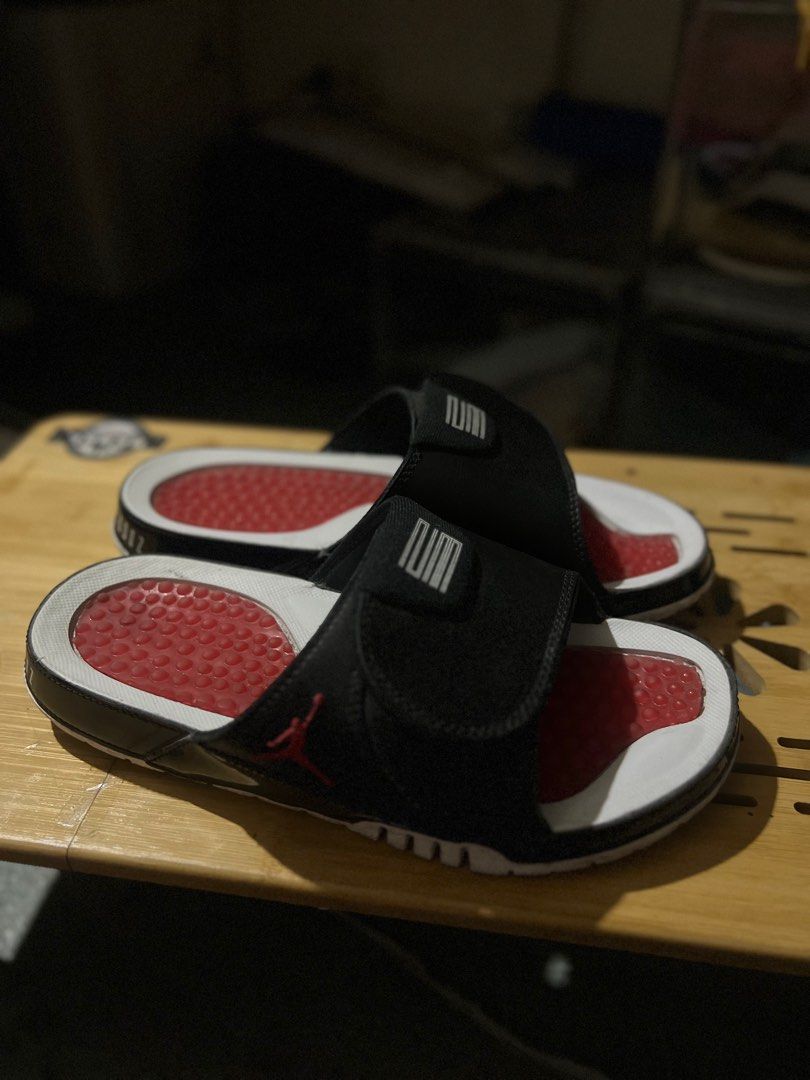 Jordan hydro slides size 8US (Category: Slippers & Slides) located in Pateros City. Submitted by markkf. (Listing ID 1439848339, Image 2). Description: Complete with box and hangtag No issue Rfs: Declutter.