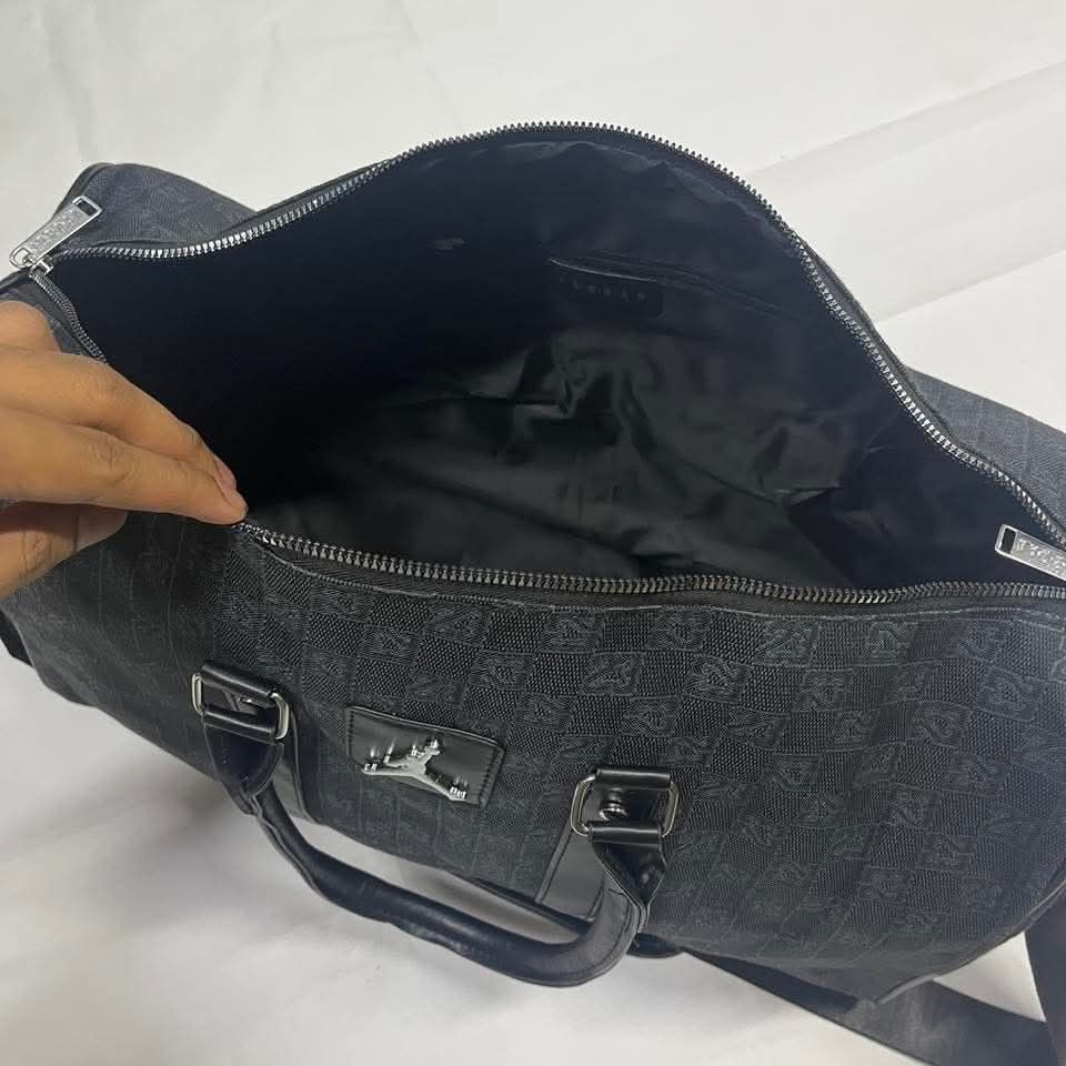 Jordan monogram black duffle bag (Category: Luxury Bags & Wallets) located in Cavite. Submitted by spotthisthrift (Listing ID 1439977930, Image 2). Description: Mop: Gcash Mop: J&T / Lalamove.