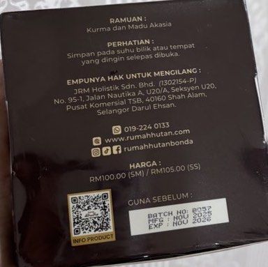 KURMA DHUHA (Category: Vitamins & Supplements) located in Singapore. Submitted by why7073 (Listing ID 1439815964, Image 2). Description: 3 sets 2 sets expiring in Nov, 1 set expiring in Aug selling low to clear stock All new All original.