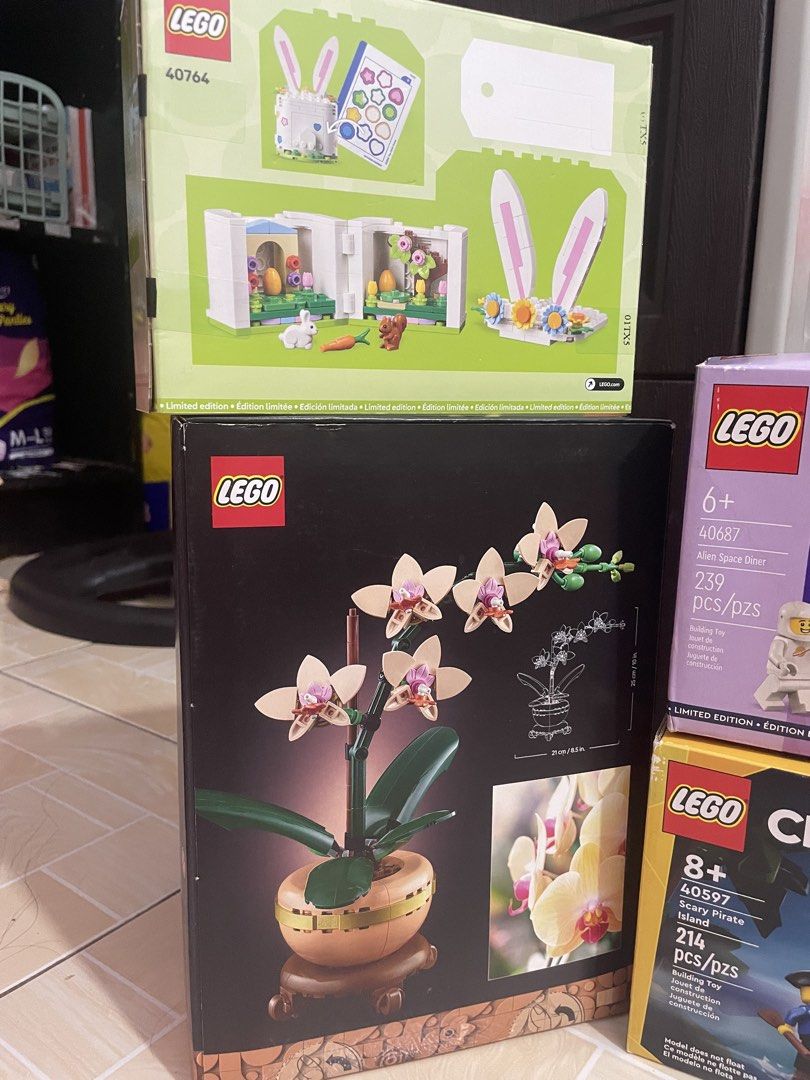 LEGO Creator, Alien, Orchid, Pirate, Castle Sets (Category: Toys & Games) located in Pasay City. Submitted by l0vingrstore (Listing ID 1439991985, Image 2). Description: ₱2800 - LEGO Alien Space Diner (40687) ₱2800- LEGO Creator 3-in-1 Pirate Ship (40597) ₱2800 - LEGO Pirate Ship Playground (40589) ₱2000- LEGO Orchid (10311) ₱1800- LEGO Easter Bunny House (40764) - Great for collectors and builders of all ages!.