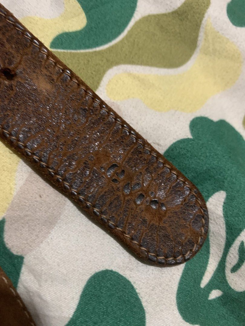 Levi's Strauss Since 1850 Leather Belt (Category: Belts) located in Cagayan de Oro. Submitted by agboysalis60090 (Listing ID 1439900093, Image 3). Description: Genuine Levi's Strauss belt with a classic buckle. Features the iconic Levi's logo embossed on the leather. The distressed leather gives it a vintage and rugged look, perfect for everyday wear. A timeless accessory for any wardrobe.Sign of usage.