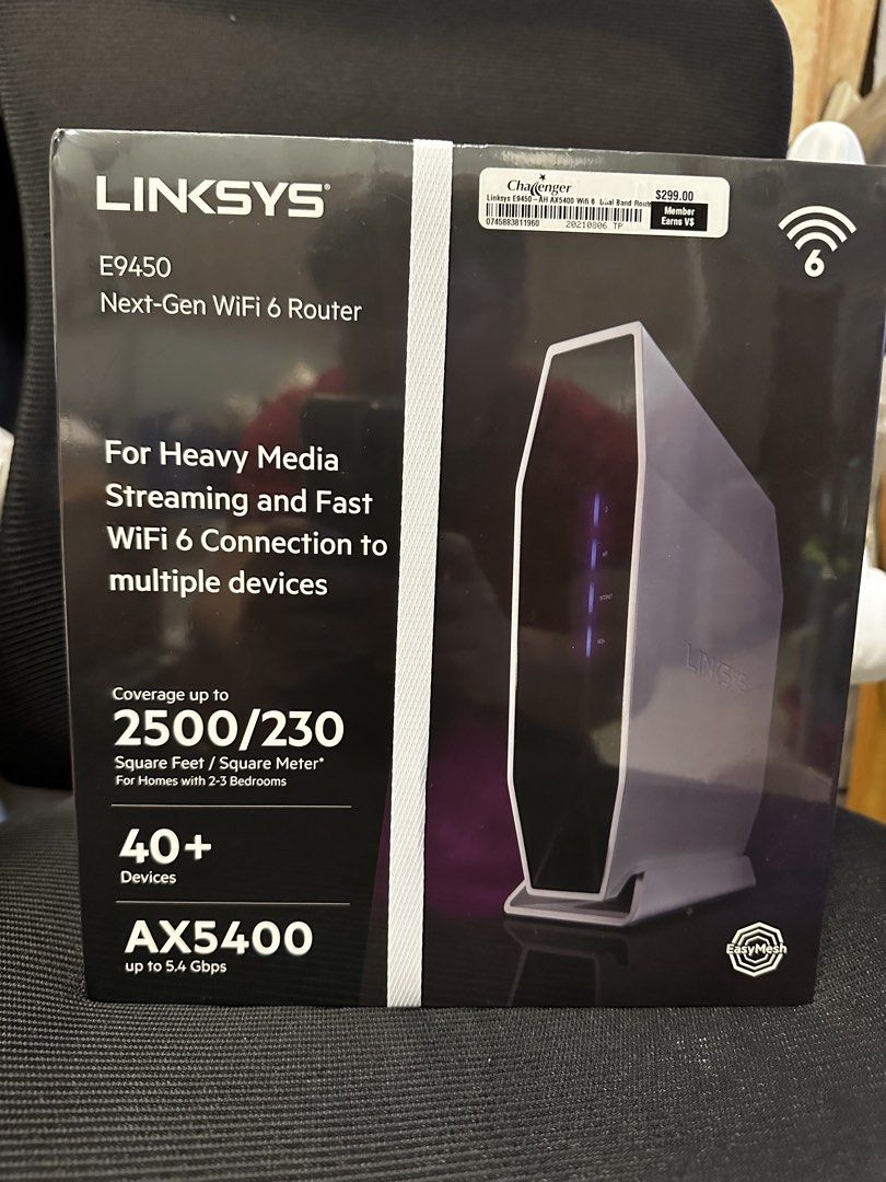 Linksys E9450 AX5400 WiFi 6 Router464115012103065600
