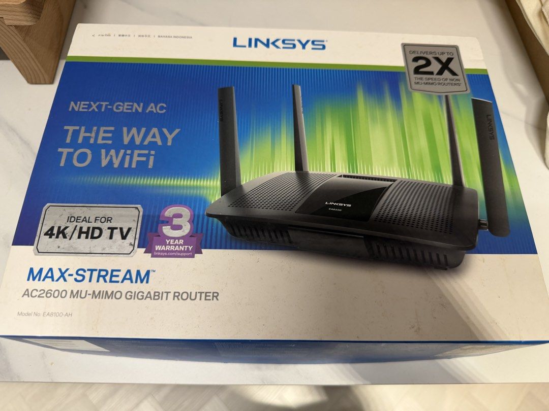 Linksys Max-Stream AC2600 Gigabit Router, Computers & Tech, Parts ...