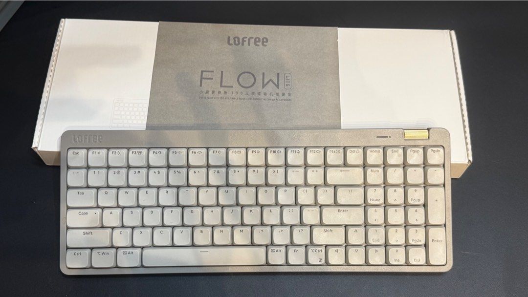 LOFREE Flow Lite 100 keys Mechanical Keyboard - White463995920177571840