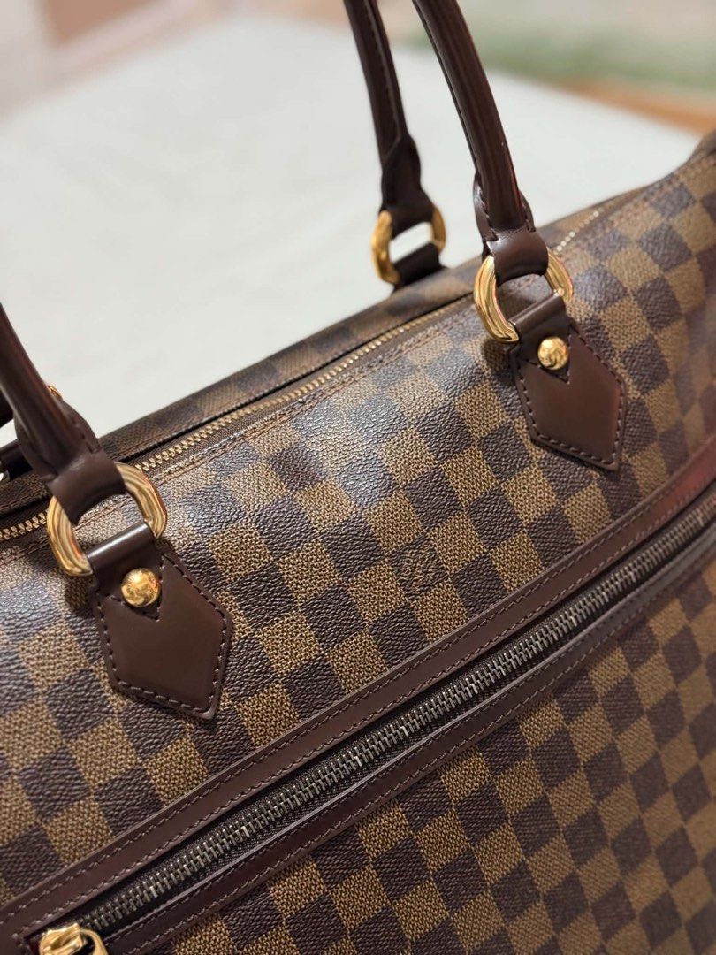 Louis Vuitton Saleya Damier Ebene Tote Bag (Category: Luxury Bags & Wallets) located in Manila. Submitted by flywithmigs21 (Listing ID 1439828713, Image 2). Description: 🇯🇵 Bought in Japan way back and mostly kept in cabinet storage 👜 Fresh from bag spa at Doctor’s Leather last April 2026 (Spent ₱5,500 for cleaning & refresh, with receipt) ✔ Comes with LegitGrails Certification (QR) ✔ Good condition | No major flaws | minor signs of hardware t