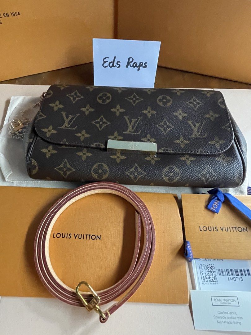Louis Vuitton Favorite MM Monogram Unused (Category: Luxury Bags & Wallets) located in Puerto Princesa. Submitted by eds.raps (Listing ID 1439886817, Image 2). Description: Onhand Open for Layaway Discontinued model and unused Price reflects the rarity and condition of the bag Complete inclusions Buyer pays shipping fee.