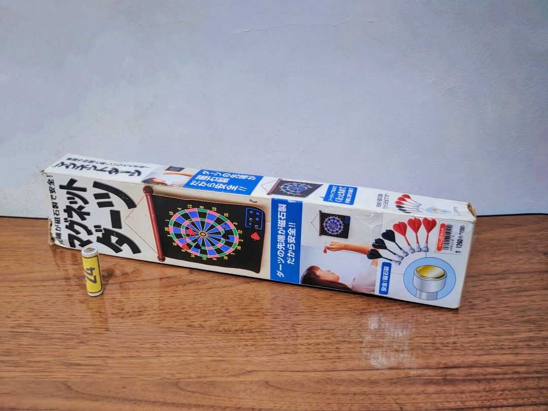 Magnetic Dartboard Set (Category: Other Sports Equipment and Supplies) located in Paranaque City. Submitted by corner24 (Listing ID 1439848200, Image 1). Description: What you see is what you get (AS IS) 2nd Hand Condition, Expect sign of usage/Paint chips/Scratches etc (see pictures) As is on Box condition No Reservation/ 1st to Pay Basis Japan Surplus *Original *Excellent quality *Pls manage your expectations *Onhand and ready to ship *Ships fr