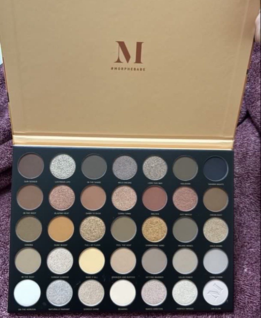 Morphe eyeshadow palette (Category: Makeup) located in Manila. Submitted by cyaneaco (Listing ID 1439912849, Image 3). Description: Sale na po. July 4-12 nasa Pinas po ako. Pwede rin po magoffer ng Price..