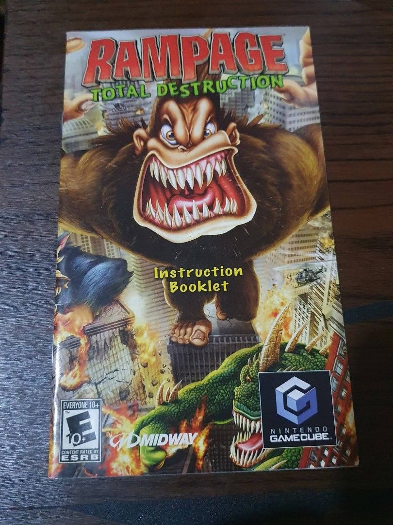 Nintendo gamecube [NGC] Rampage: Total Destruction - game Manual Only (Category: In-Game Products) located in Quezon City. Submitted by collectionneursonline88 (Listing ID 1336942621, Image 1). Description: 🔄 Meetups Balintawak Camachile 7/11 Quezon City 🛵 Shipping : - Lalamove ( except Provincial) - Flash Express - GogoExpress - LBC 📥 Payment : cash on meetups Gcash.