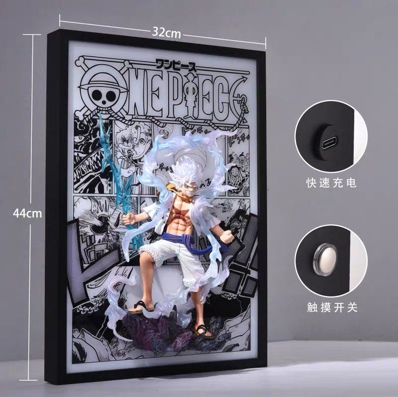 One Piece Gear 5 Luffy LED Light Box, Hobbies & Toys, Toys & Games on ...