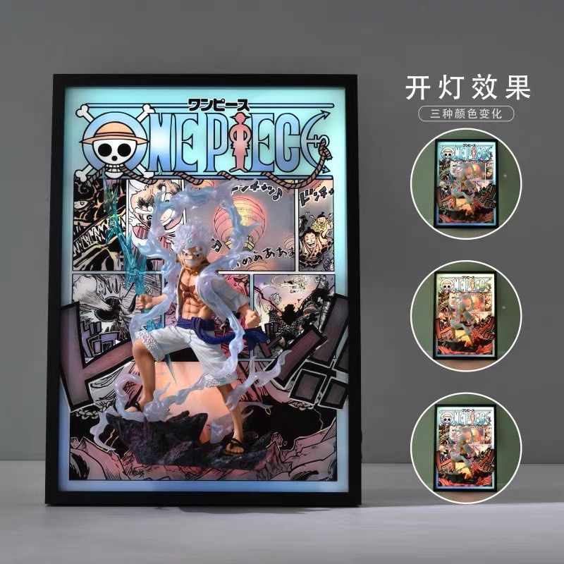 One Piece Gear 5 Luffy LED Light Box, Hobbies & Toys, Toys & Games on ...