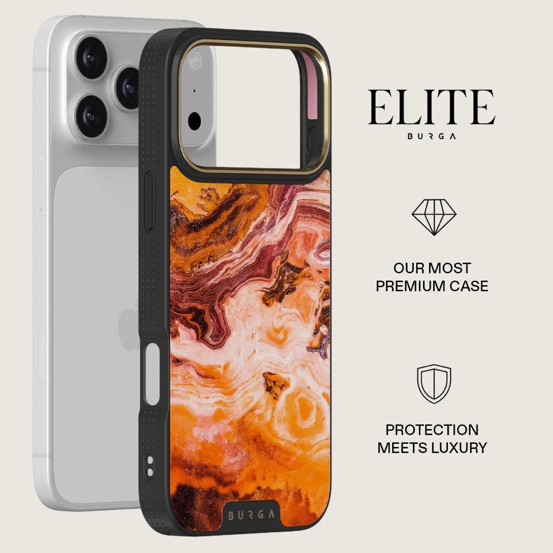 Orange iphone 17 pro max burga magsafe case (Category: Cases & Sleeves) located in Pasig City. Submitted by joyleslielim (Listing ID 1439986231, Image 2). Description: Original price 5,700 Brand new Ships from pasig c/o buyer Burga elite dark.