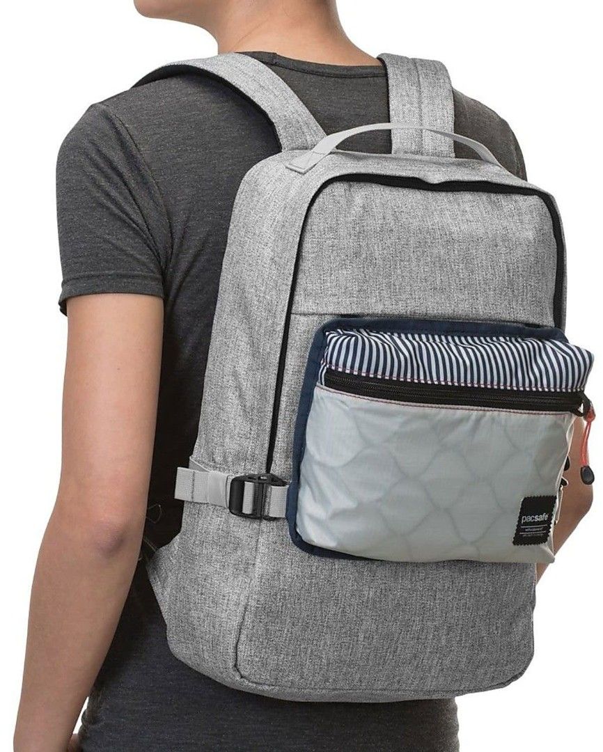 Pacsafe Slingsafe LX350 (Category: Backpacks) located in General Mariano Alvarez. Submitted by rammrtnz (Listing ID 1439813900, Image 1). Description: Pacsafe Slingsafe LX350 Capacity: 16L Can fit 13inches macbook/tablet/laptop Dimension: Height - 15inches Width - 10inches Note: Missing removable front pocket/pouch and yung rubber sa end ng strap Overall excellent condition Php1480+shipping fee Mode of payment: Via Gcash/Maya or RCBC. Message us 