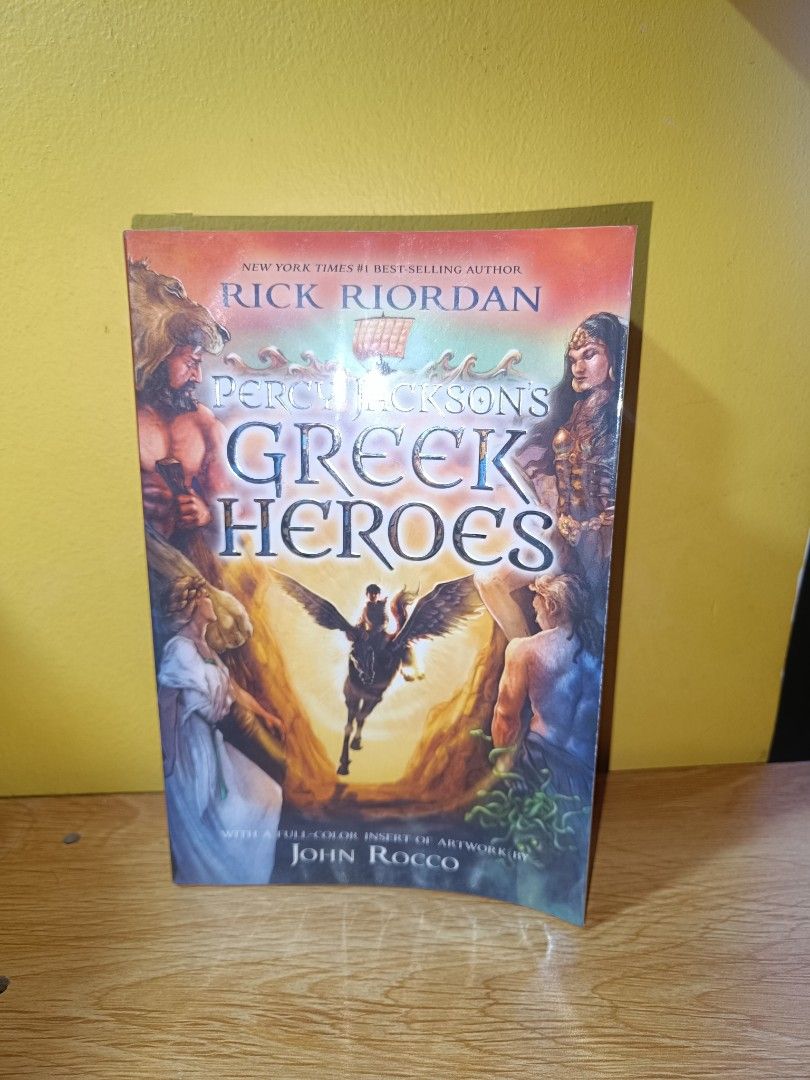 Percy Jackson's Greek Heroes (Category: Storybooks) located in Caloocan City. Submitted by mango_jelly_yogurt (Listing ID 1439828755, Image 1). Description: - bought in Fully book - book with plastic cover.