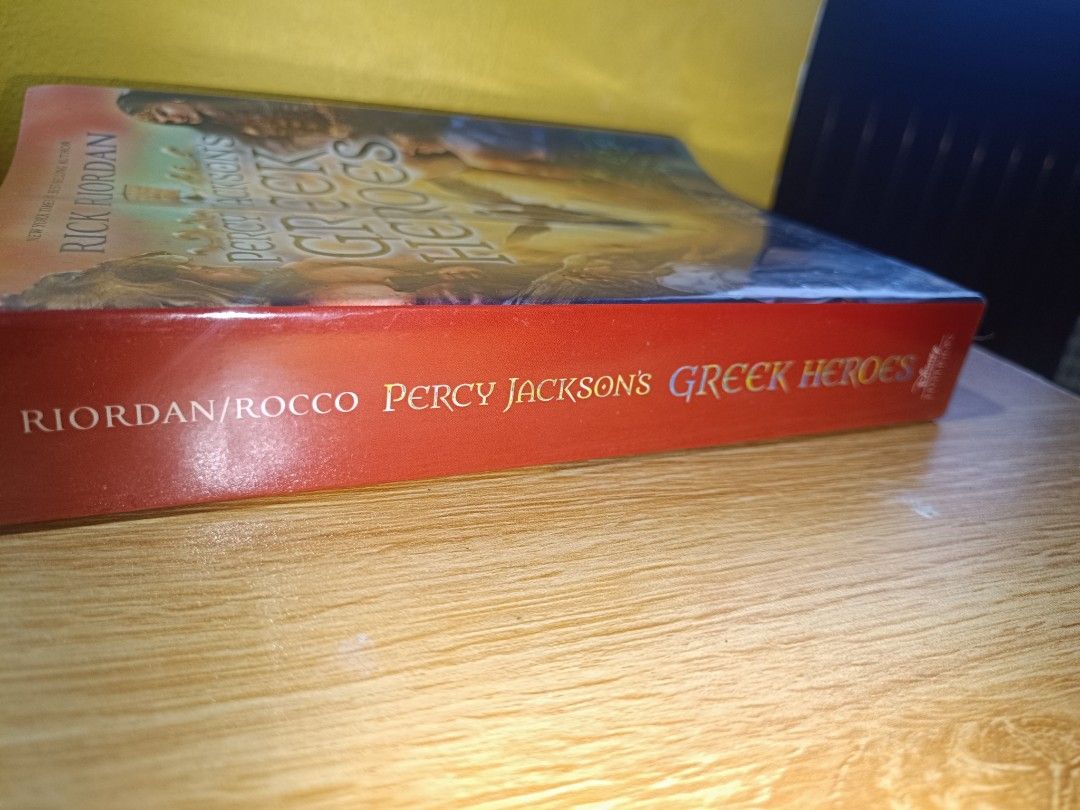 Percy Jackson's Greek Heroes (Category: Storybooks) located in Caloocan City. Submitted by mango_jelly_yogurt (Listing ID 1439828755, Image 3). Description: - bought in Fully book - book with plastic cover.