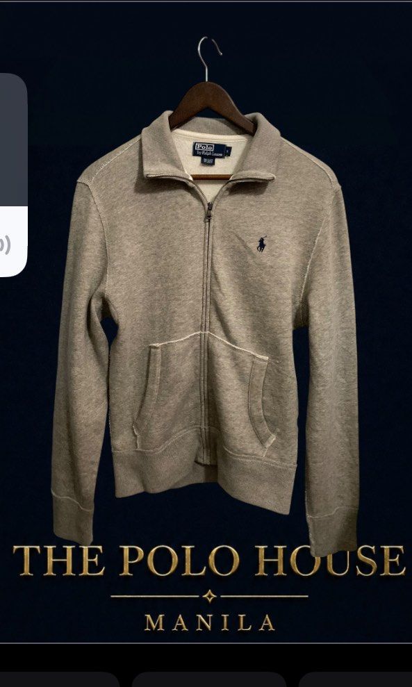 Polo Ralph Lauren Zip-Up Sweater (Category: Coats, Jackets and Outerwear) located in Marikina City. Submitted by freyfab67 (Listing ID 1439823589, Image 1). Description: - Polo Ralph Lauren zip-up sweater - Full zipper closure - Two front pockets - Iconic Polo logo on chest - Neutral color for versatile styling - Comfortable and stylish for everyday wear.