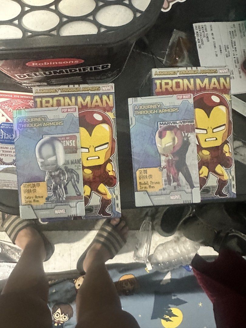 Popmart iron man (Category: Toys & Games) located in Marikina City. Submitted by jcs29 (Listing ID 1439834837, Image 1). Description: For sale My brandnew foil sealed popmart iron man: a journey through armors - retro armor iron man/P500 - model prime iron man/P500 Or trade to same line - silver centurion - iron man - hulkbuster armor iron man - iron god -vegas armor iron man Rfs/Rft: hindi trip yung nakuha Marikina loc .