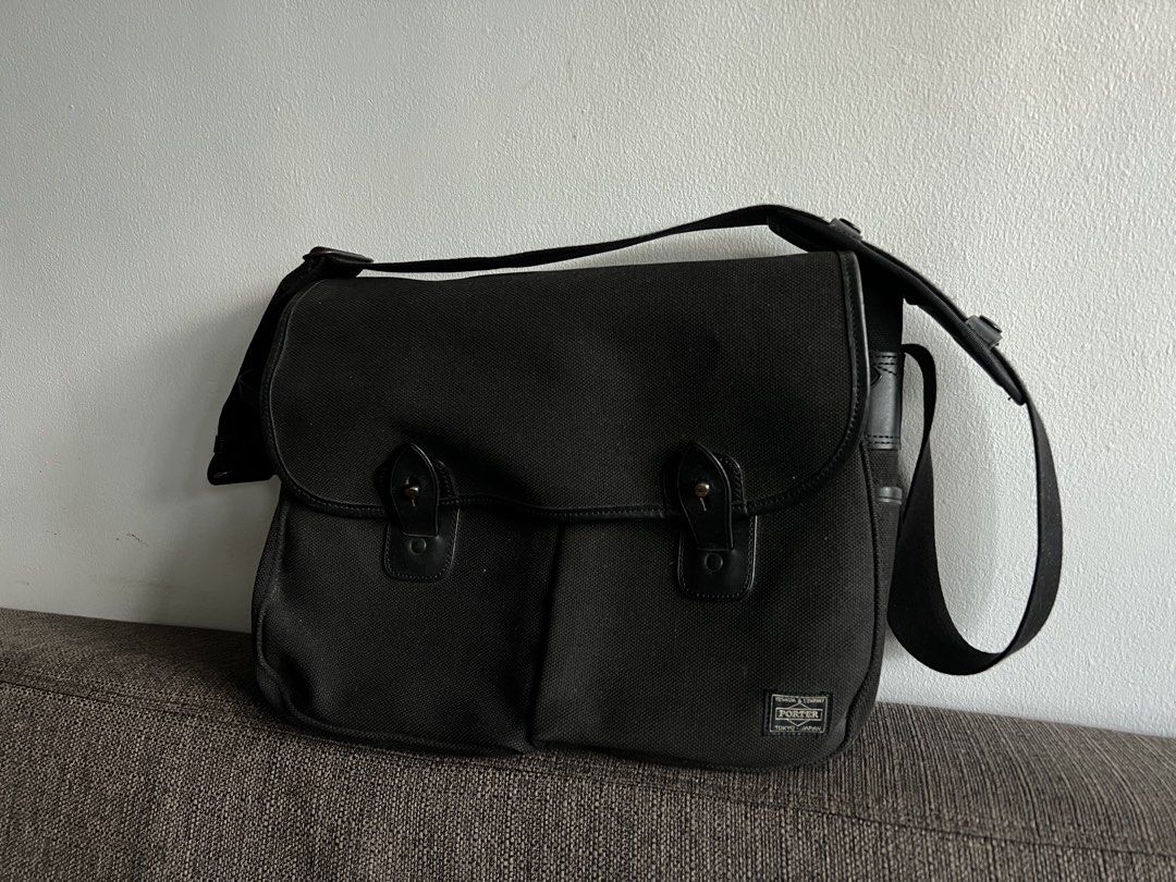 Porter x Nikon camera bag (Category: Camera Bags & Carriers) located in Mandaluyong City. Submitted by thincrustpizza123 (Listing ID 1439893694, Image 1). Description: length = 14.5 inches height = 11.5 inches depth: 4 inches.