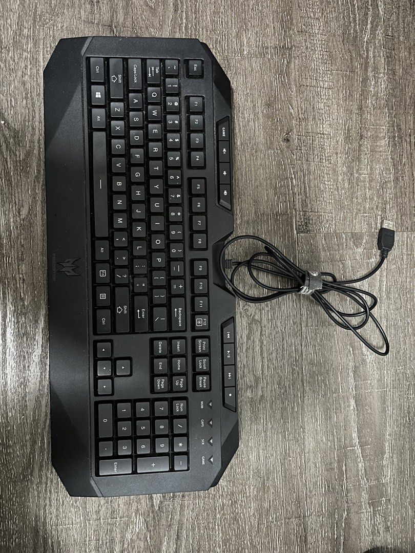 Predator Gaming Keyboard - Black, Red Backlit464125689102356481