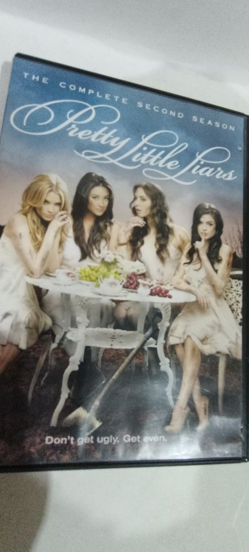 Pretty Little Liars The Complete Second Season DVD Box Set (Category: CDs & DVDs) located in Manila. Submitted by jeannetteyago (Listing ID 1439942755, Image 1). Description: - Own Pretty Little Liars: The Complete Second Season on DVD. - Includes all episodes from the second season. - Features the main cast: Troian Bellisario, Ashley Benson, Lucy Hale, and Shay Mitchell. - Perfect for fans of mystery and drama..