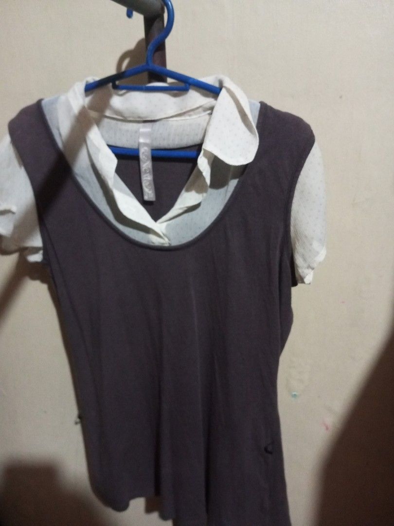 previous women's collared shirt (Category: Shirts) located in Quezon City. Submitted by quinncards (Listing ID 1439895123, Image 3). Description: 20 each, 75 for all read terms and conditions before transacting: https://quinncards.tumblr.com/tagged/cbns ‎ ‎❌ sensi, rush shipping ‎📍 qc, gcash maya, jnt sdd meetup ‎✅ pf inclusive, can nego if buying 2-3 items ‎ ‎‼️ i will not be held responsible for any damage or loss incurred during delivery beca