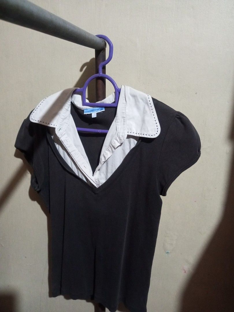 previous women's collared shirt (Category: Shirts) located in Quezon City. Submitted by quinncards (Listing ID 1439895123, Image 1). Description: 20 each, 75 for all read terms and conditions before transacting: https://quinncards.tumblr.com/tagged/cbns ‎ ‎❌ sensi, rush shipping ‎📍 qc, gcash maya, jnt sdd meetup ‎✅ pf inclusive, can nego if buying 2-3 items ‎ ‎‼️ i will not be held responsible for any damage or loss incurred during delivery beca