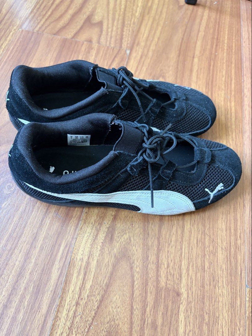 Puma Black Speedcat Go Size UK 6 (Category: Sneakers) located in Quezon City. Submitted by micahcara (Listing ID 1439936017, Image 2). Description: -Bought in ABC Mart Korea last Oct 2025 - Super Comfy, but not my style😅 - Includes original Puma box and tissue paper - Comes with EXTRA original white laces secured by branded Puma tape -Just a bit dusty from storage .