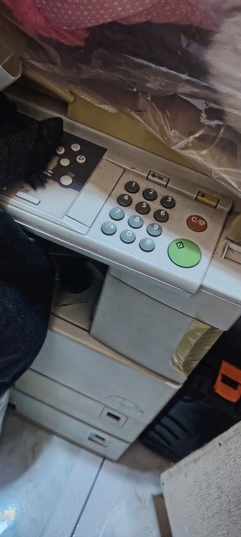 Ricoh Aficio15 (Category: Printers, Scanners & Copiers) located in Caloocan City. Submitted by baecristobal (Listing ID 1439947094, Image 3). Description: Ricoh Aficio copier printer with numeric keypad, clear display, multiple paper trays, and flatbed scanner. Ideal for office use..