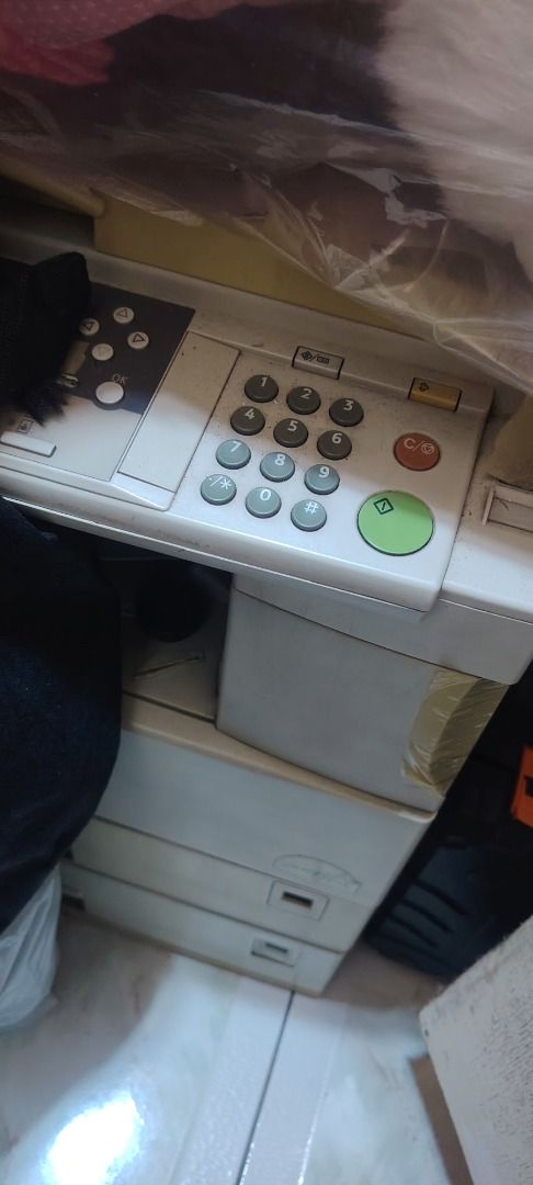 Ricoh Aficio15 (Category: Printers, Scanners & Copiers) located in Caloocan City. Submitted by baecristobal (Listing ID 1439947094, Image 1). Description: Ricoh Aficio copier printer with numeric keypad, clear display, multiple paper trays, and flatbed scanner. Ideal for office use..