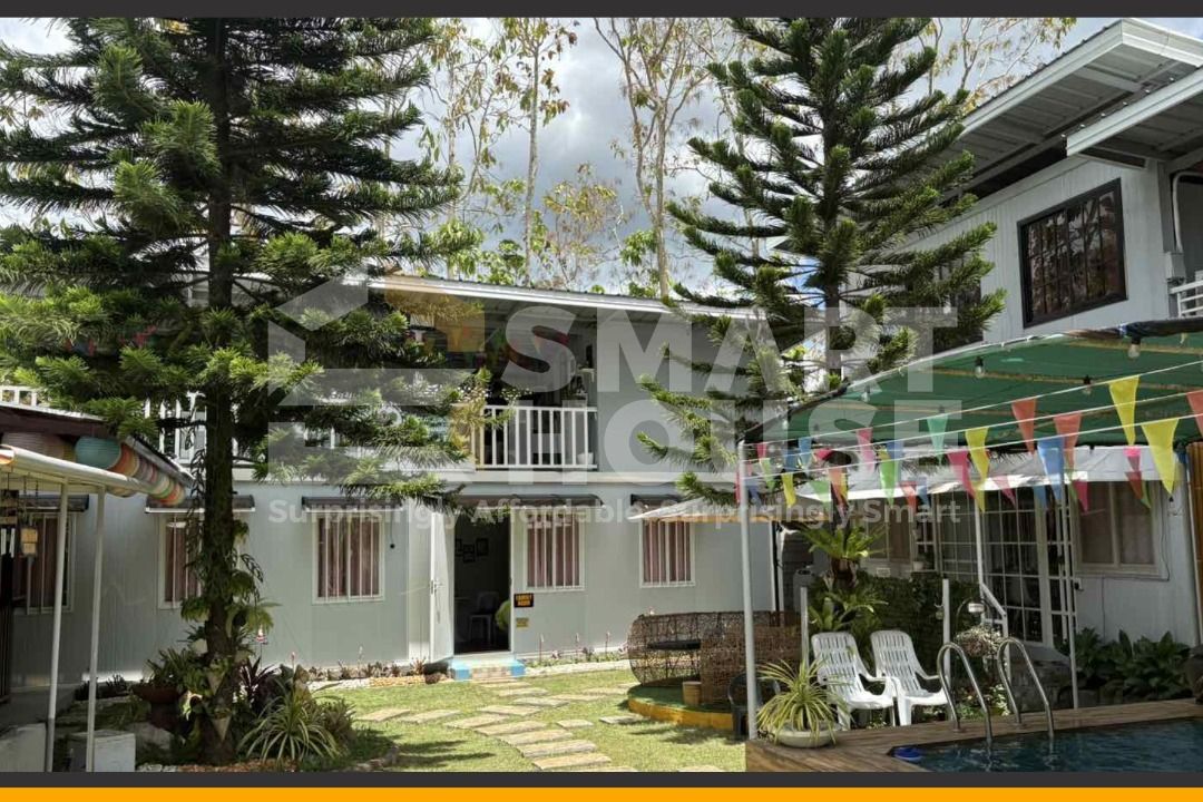 SMARTHOUSE PREFAB CONTAINER RESORT (Category: Construction & Building Materials) located in Quezon City. Submitted by Smarthouseph (Listing ID 1439864064, Image 1). Description: Akala mo traditional build lang ang kayang gumawa ng ganitong resort vibes? 👀🌿 This stunning resort project in Alfonso, Cavite is built with Smarthouse Prefab Container Solutions — modern, mas mura, mabilis gawin, at resort-ready agad. Perfect for staycations, resorts, 