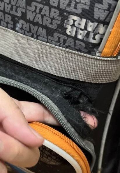 Star Wars Millennium Falcon Rolling Backpack with Water Bottle (Category: Backpacks) located in Taytay. Submitted by taytaycomputeronlinestore (Listing ID 1439974642, Image 3). Description: 🚀 FOR SALE: Preloved Star Wars Trolley School Bag 🚀 Original Price 4,000 SM Taytay For sale Only 999 For sale Only 999 Perfect for young Jedi fans! This awesome Star Wars trolley backpack features the legendary Millennium Falcon design with spacious compartm