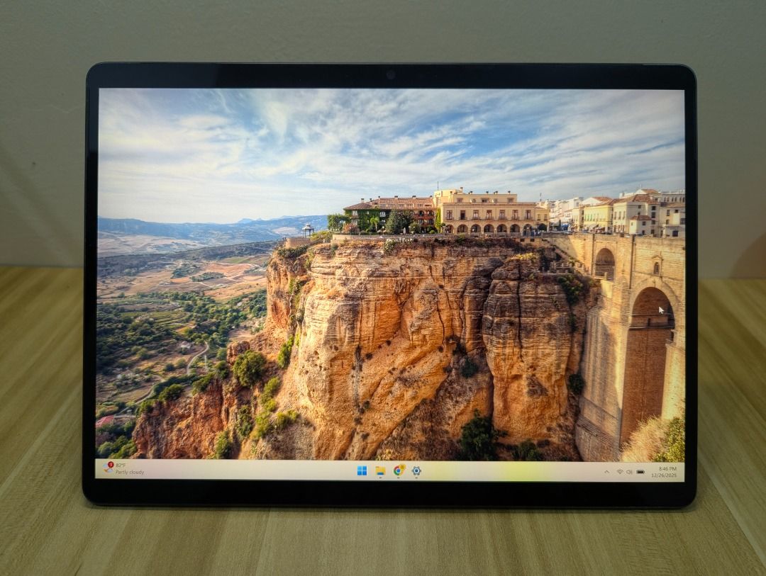 Surface Pro 8 512GB 8 GB RAM Tablet Only (Category: Laptops & Notebooks) located in Calauan. Submitted by thetraddycat (Listing ID 1439931902, Image 1). Description: Surface Pro 8 512GB 8 GB RAM Tablet Only (Fair Condition) Condition: Visible scratches on the back. There is a small crack on the bottom-left part of the screen, but overall, the tablet works well. 💻Specifications: ▪️ Windows 11 ▪️ 8 GB RAM ▪️ 512 GB NVME Storage (Upgradable to 1 TB