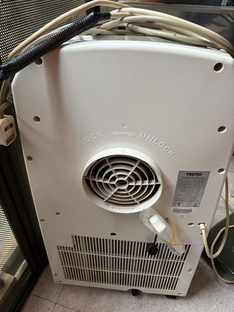 TECNO Portable Air Conditioner TAC-100RC - 10000BTU, TV & Home ...