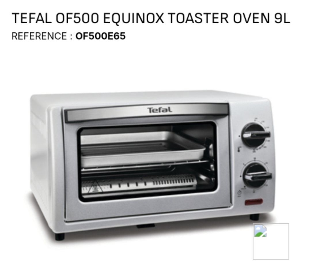 Tefal bread oven toaster (Category: Ovens & Toasters) located in Quezon City. Submitted by merron0411 (Listing ID 1439934279, Image 1). Description: .
