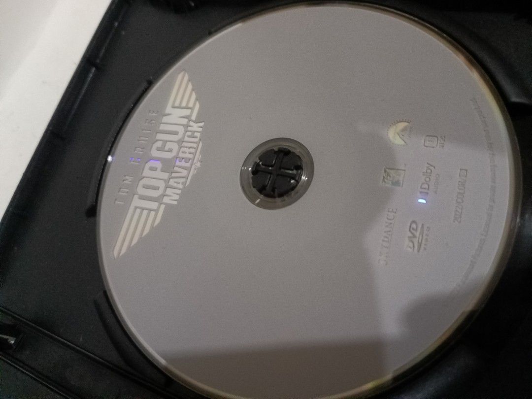 Top Gun Maverick Tom Cruise DVD (Category: CDs & DVDs) located in Manila. Submitted by jeannetteyago (Listing ID 1439940846, Image 2). Description: - Experience Top Gun Maverick on DVD! - Starring Tom Cruise - Widescreen format - Audio: English 5.1 Dolby Digital - Audio Descriptions: English, French, Spanish - Compatible with all DVD players.