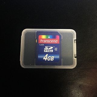 Transcend SDHC 4GB Memory Card
