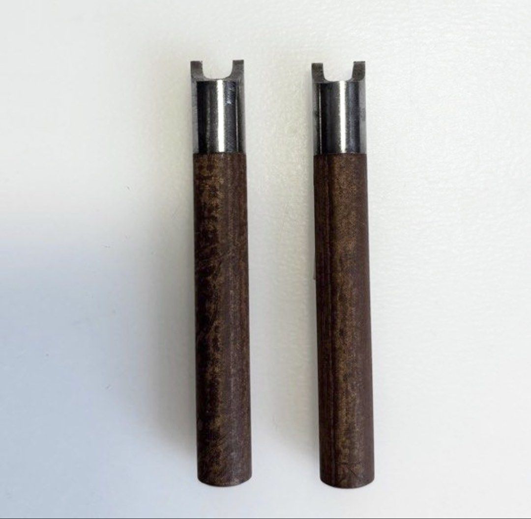 Tuning Adjustment Alignment Tool (Category: Craft Supplies & Tools) located in Singapore. Submitted by victoriayen12 (Listing ID 1439870607, Image 1). Description: Radio frequency alignment adjustment tools Length 9cm 2 prong Conical brass core Phenolic resin handle $20 each .