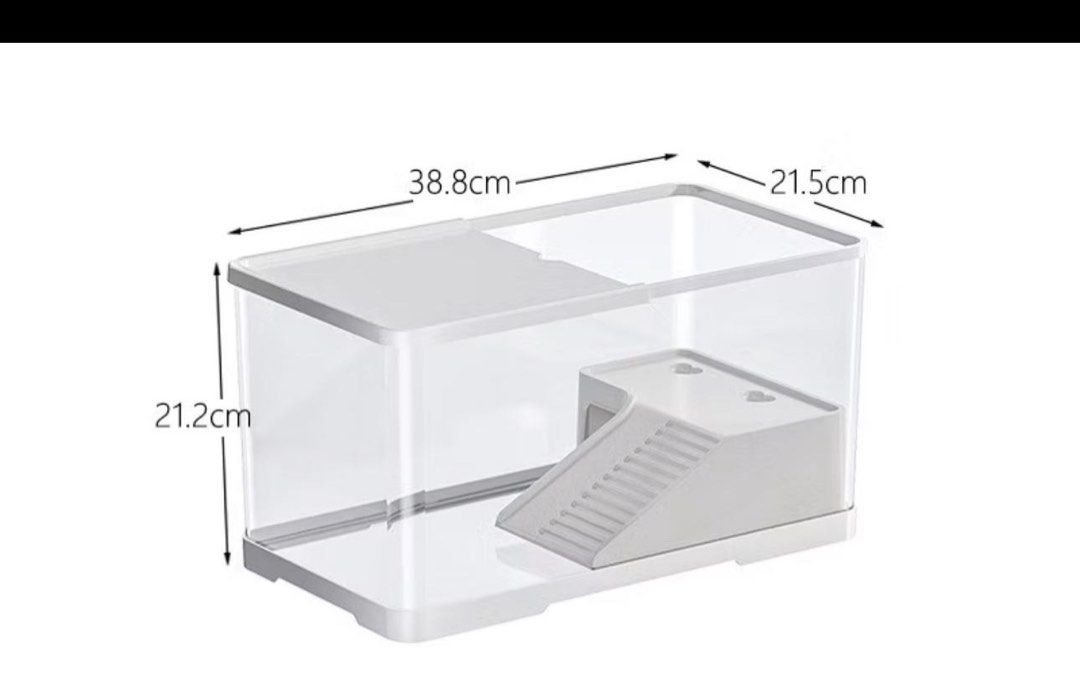 Turtle Tank with Integrated Ramp, Pet Supplies, Homes & Other Pet ...