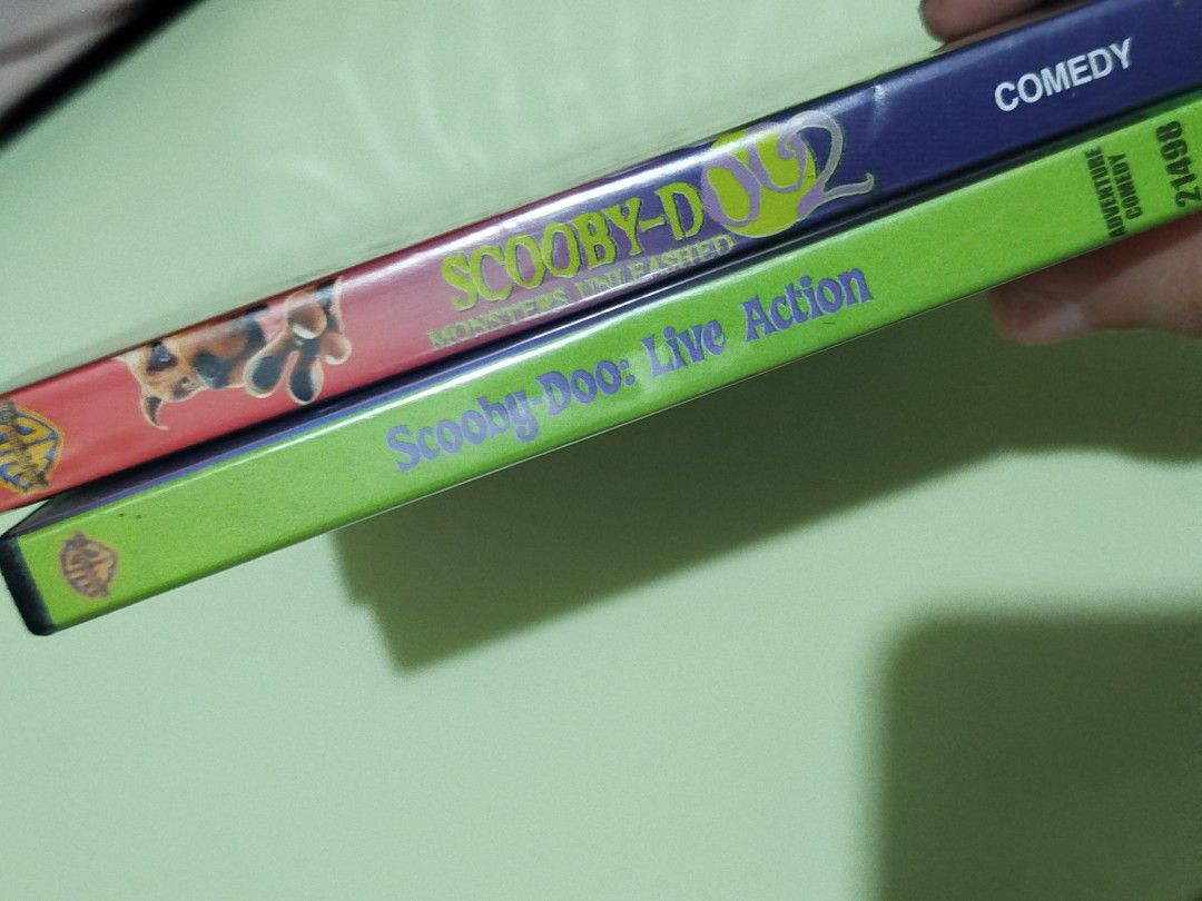 VCD Bundle: Scooby-Doo 1 & 2 Live Action Movies (Category: CDs & DVDs) located in Caloocan City. Submitted by sunrizel (Listing ID 1439979942, Image 3). Description: Bundle of two live-action Scooby-Doo movies on DVD: Scooby-Doo and Scooby-Doo 2: Monsters Unleashed. Perfect for fans of the mystery-solving doggy and his human friends! Very camp and out there 🤩 📦 ships from North Caloocan 🧾 Maya or bank transfer (Gotyme).
