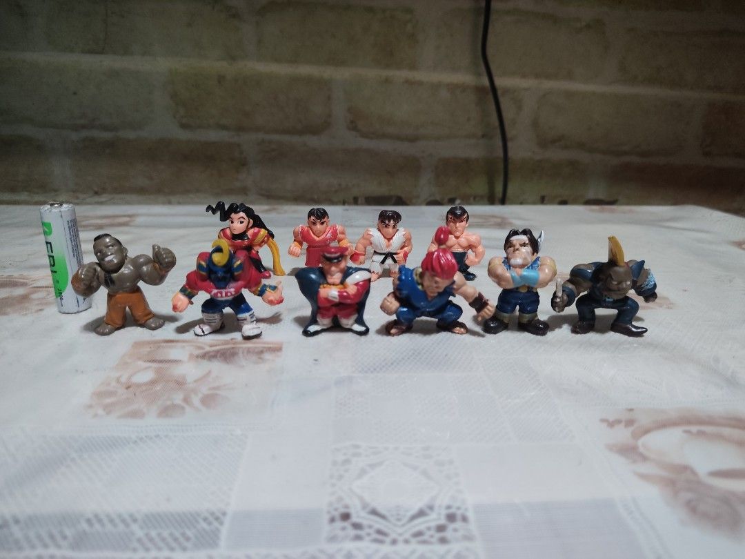 Vintage Street Fighter set (Category: Toys & Games) located in Manila. Submitted by splapukick (Listing ID 1439967921, Image 1). Description: for sale vintage Street fighter set payment via gcash shipping to be shouldered by buyer no rush shipping .