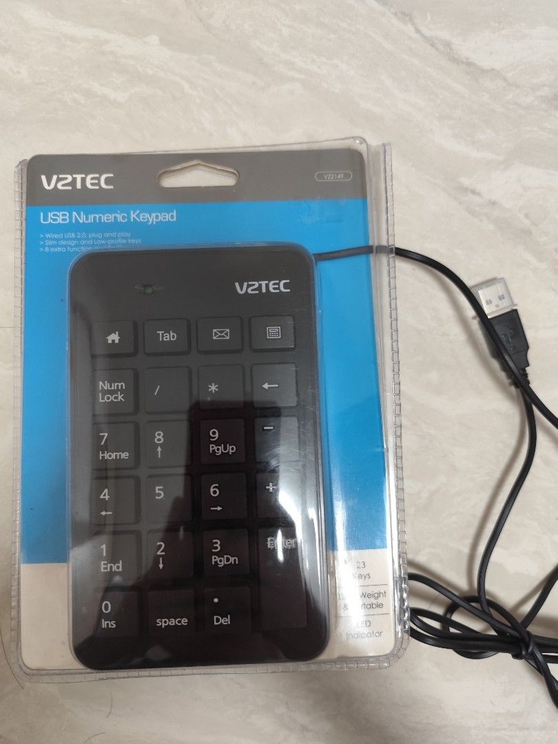 VZTEC USB Numeric Keypad - Brand New463597819869286400