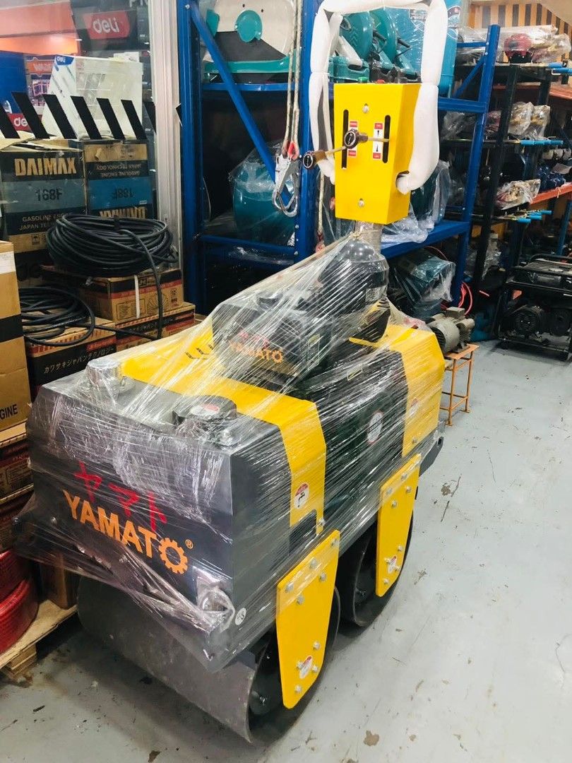 WALK BEHIND VIBRATORY ROLLER MINI PISON (Category: Construction Tools & Equipment) located in Manila. Submitted by yang07_vhen (Listing ID 1439823131, Image 3). Description: WALK BEHIND VIBRATORY ROLLER MINI PISON DOUBLE DRUM DIESEL ENGINE 12HP SPEECS👇👇 PRODUCT MODEL:FVR600D RATED POWER:12HP WALKING SPEED:400/min DRIVE WAY:STATIC HYDRAULIC WALK WAY:TWO WAY STEEL WHEEL SIZE:400X600MM VIBRATION FREQUENCY:70HZ VIBRATION FORCE:20KN CLIMBING ABILITY