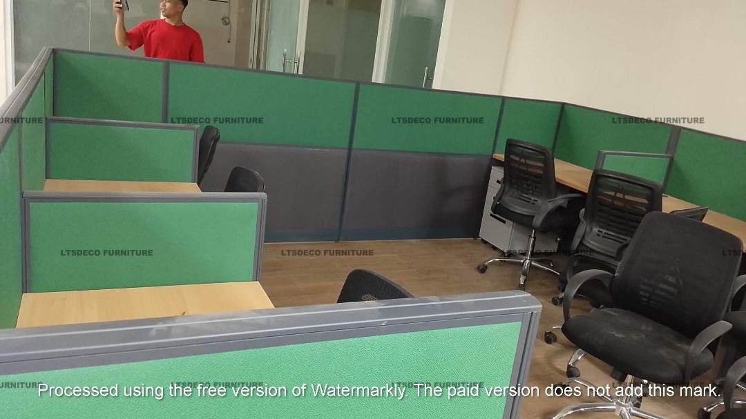 WORKSTATION CUBICLE OFFICE FURNITURE OFFICE PARTITION, Furniture & Home ...