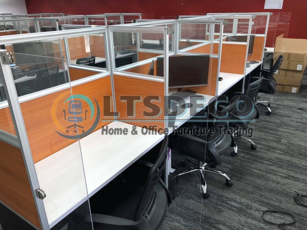WORKSTATION TABLE DESK CUBICLES OFFICE PARTITION FURNITURES, Furniture ...