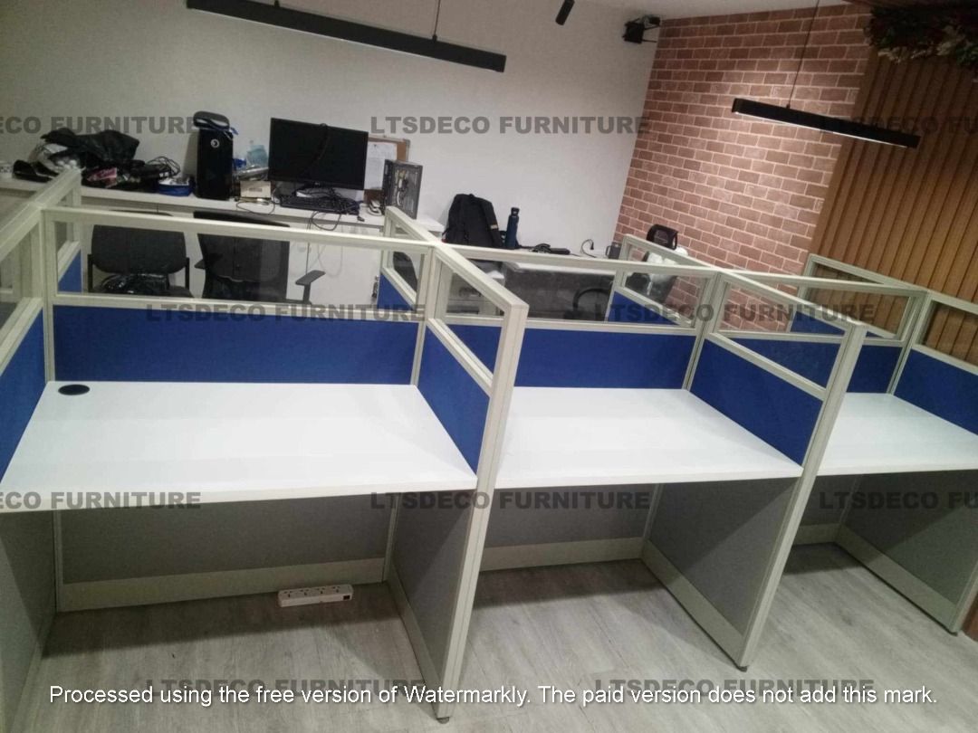 WORKSTATION TABLE DESK CUBICLES OFFICE PARTITION FURNITURES, Furniture ...