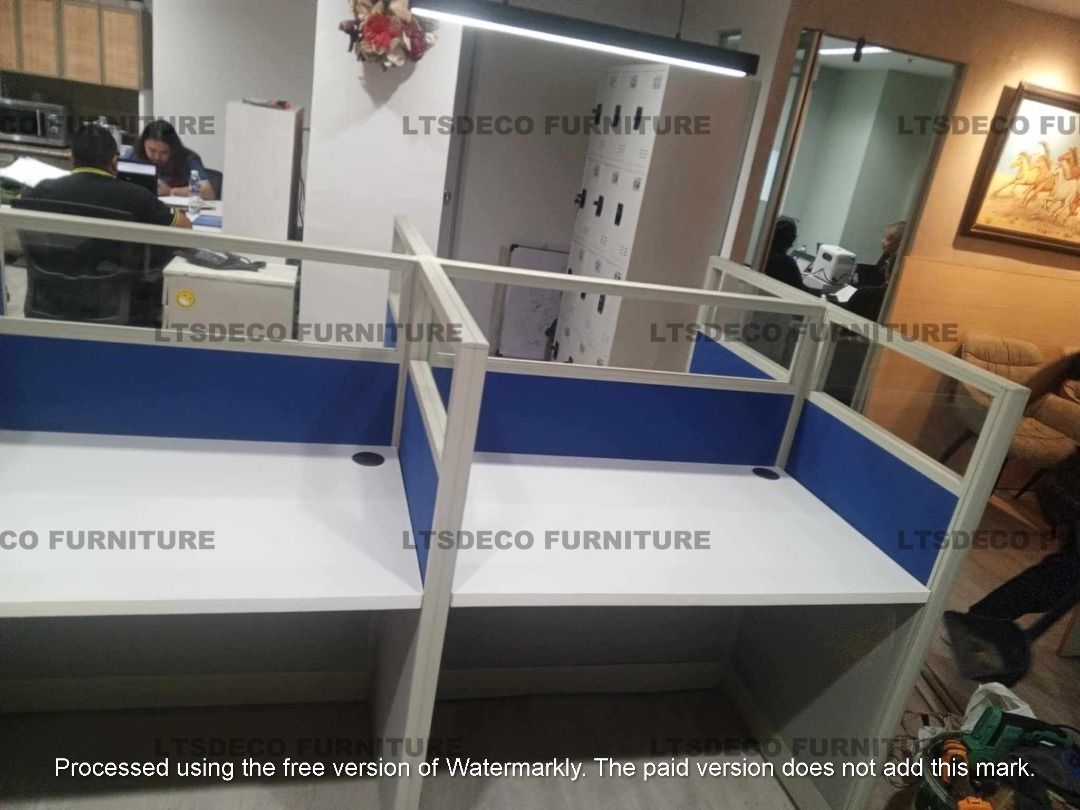WORKSTATION TABLE DESK CUBICLES OFFICE PARTITION FURNITURES, Furniture ...